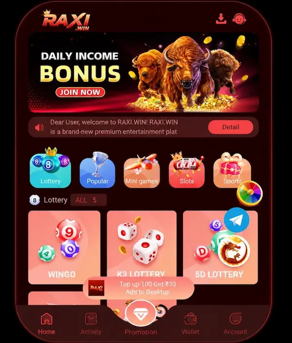 Raxi Win Account Guide